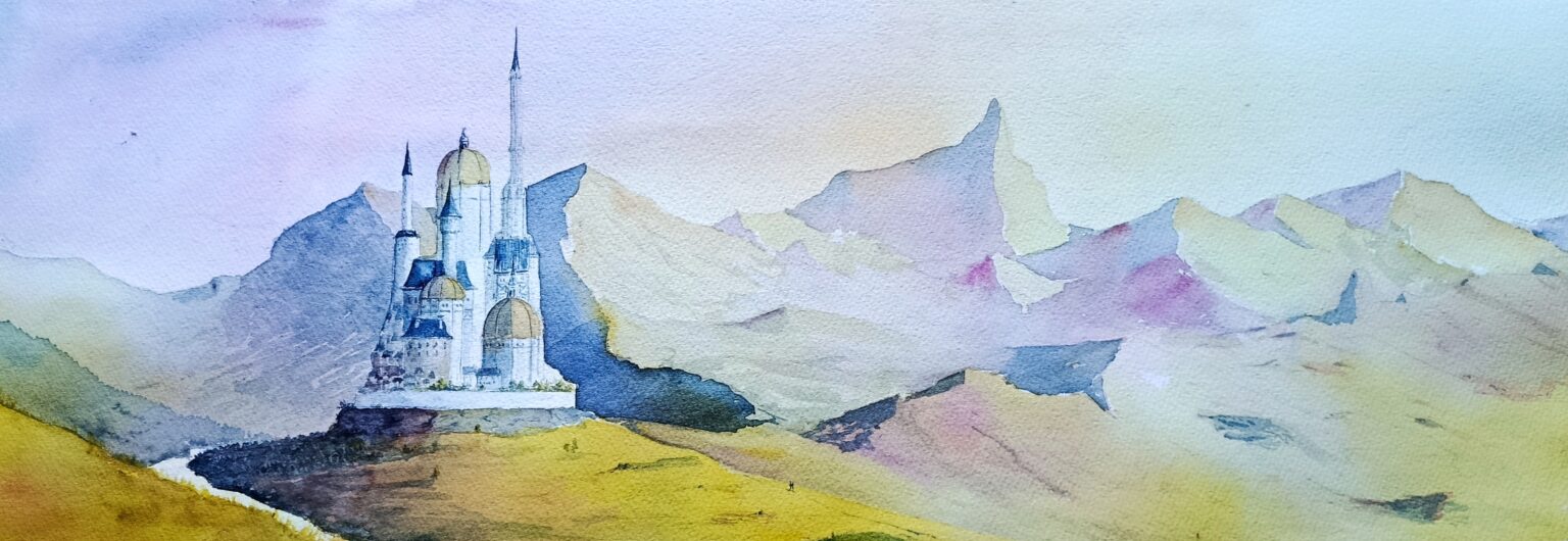 Chateau dans les montagnes