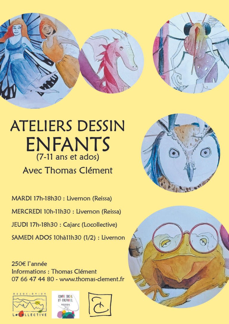 Affiche ateliers enfants 26